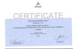 Сертификат EPCOS