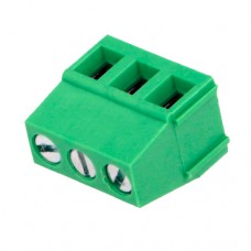 Клемник Degson DG128-5.0-03P-14-00A(H), крок 5 мм, 18 А, 250 В, зелений 